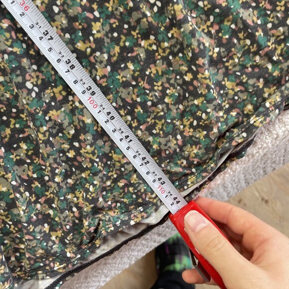 PrAna Dress Women L Green Floral AOP Outdoor Active Nature Built In Shelf Bra - Picture 9 of 13